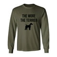 thumbnail image 1 of The More The Terrier Adult Long Sleeve T-shirt, 1 of 3