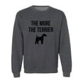 thumbnail image 1 of The More The Terrier Crewneck Sweatshirt, 1 of 3
