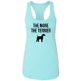 thumbnail image 1 of The More The Terrier Racerback Tank, 1 of 3