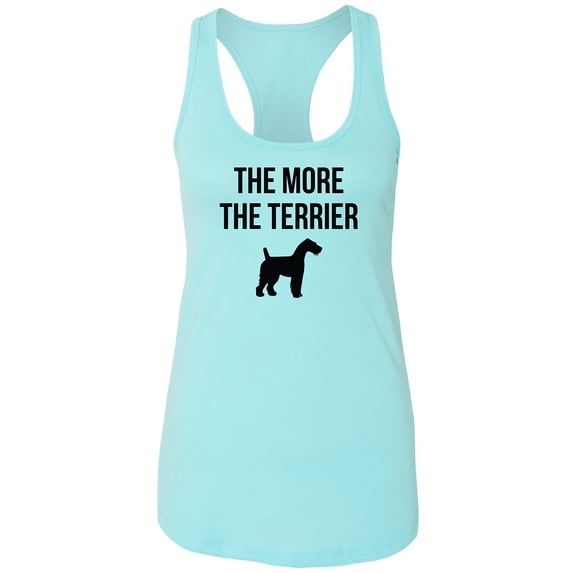 The More The Terrier Racerback Tank