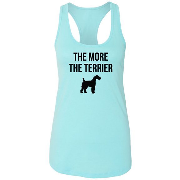 The More The Terrier Racerback Tank