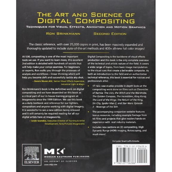 Pre-Owned The Art and Science of Digital Compositing: Techniques for Visual Effects, Animation and Motion Graphics [With DVD] (Paperback) 0123706386 9780123706386