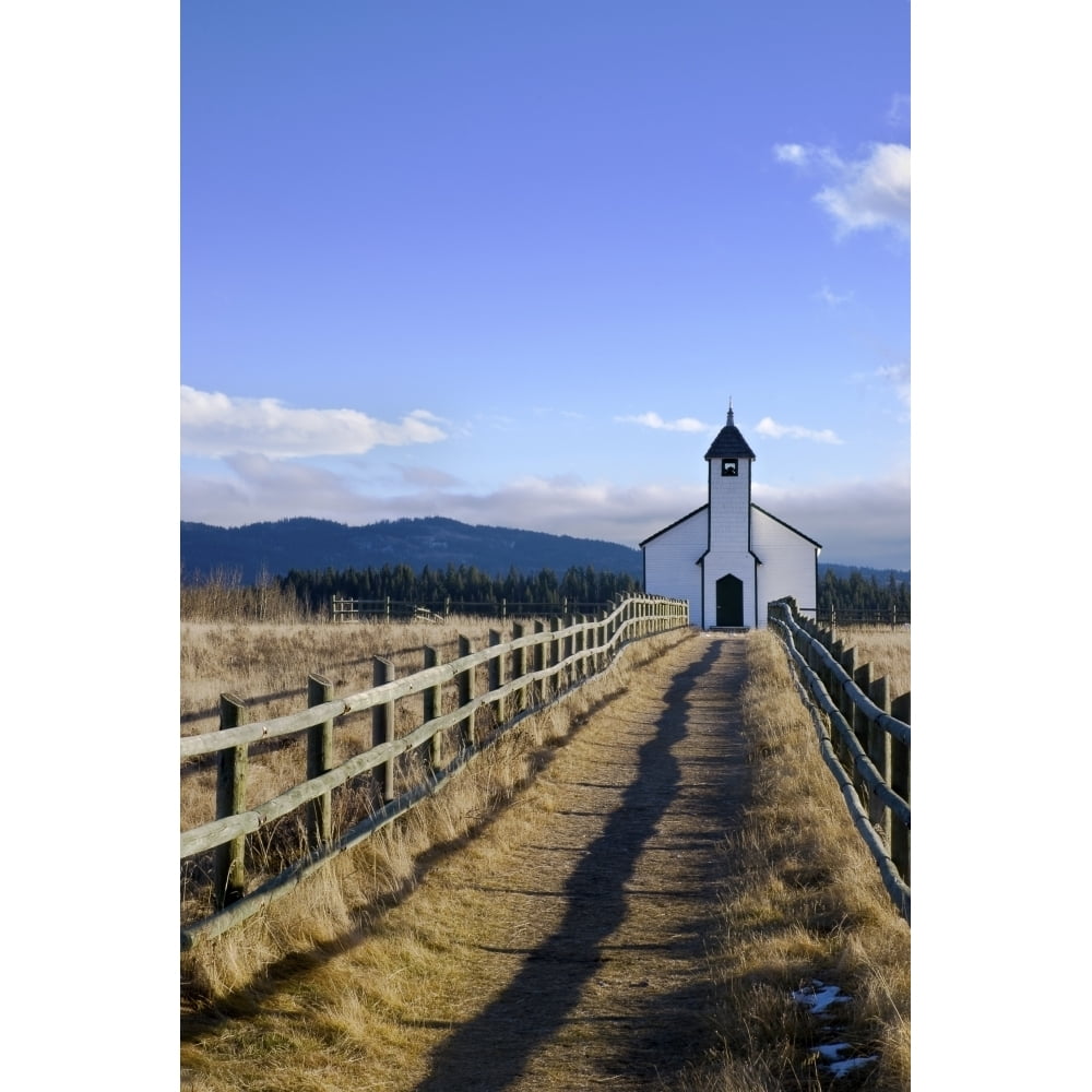 The Morley Church Alberta Canada Poster Print - Walmart.com