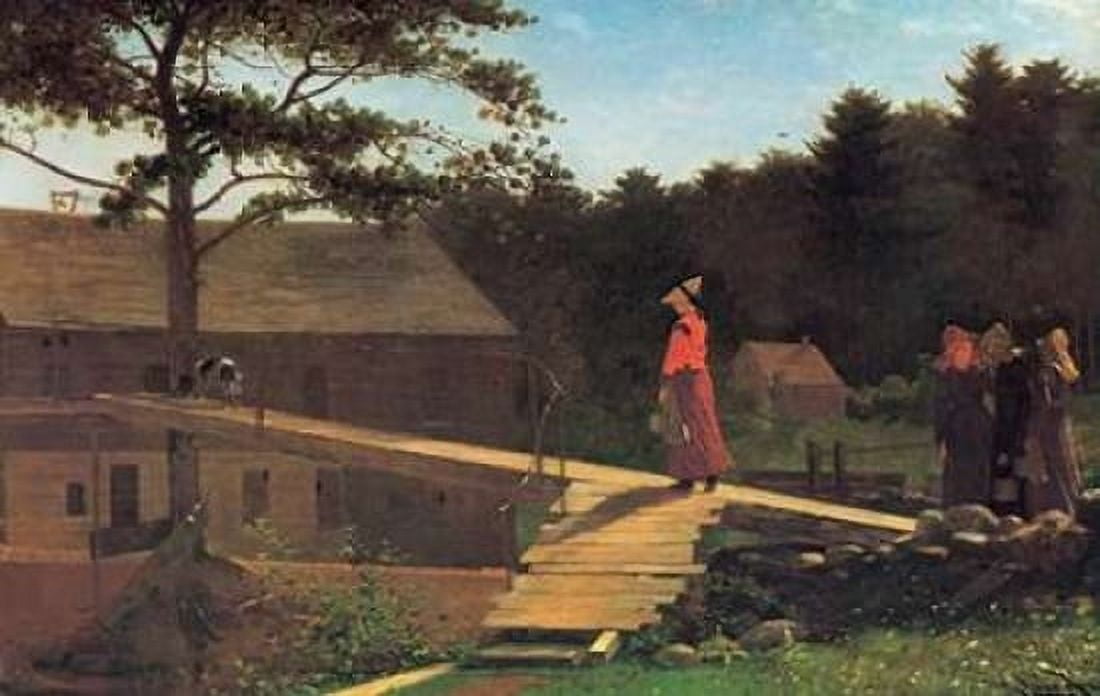 The Morning Bell Canvas Art - Winslow Homer (24 x 36)