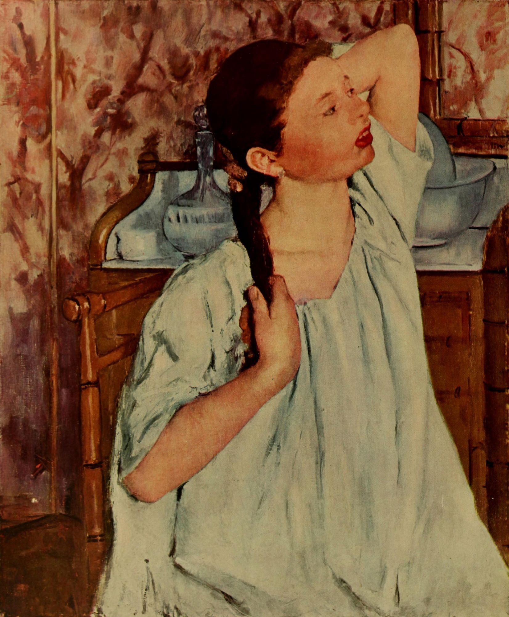The Morning Toilet 1886 Canvas Art - Mary Cassatt (18 x 24)