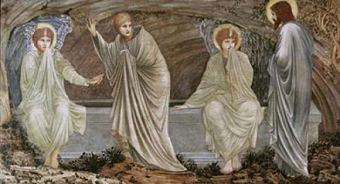 The Morning of The Resurrection Canvas Art - Sir Edward Burne-Jones (24 x 36)