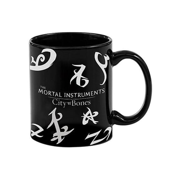 underground toys the mortal instruments city of bones ceramic heat reveal runes mug