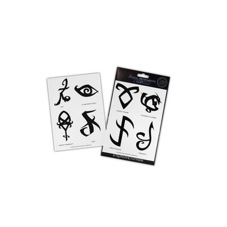 The Mortal Instruments City Of Bones Tatoos Battle Runes 8 Pack