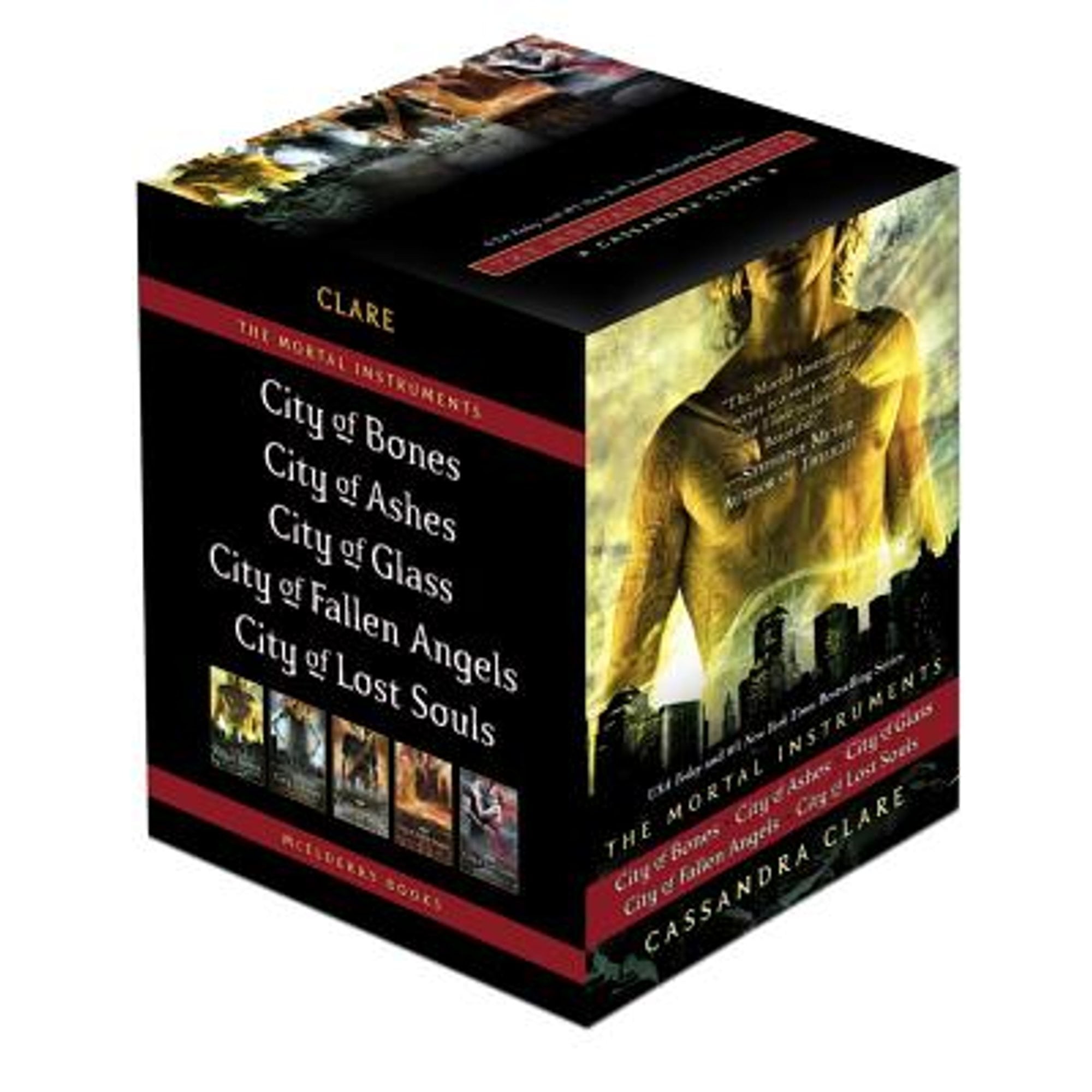 Pre-Owned The Mortal Instruments: City of Bones; City of Ashes; City of Glass; City of Fallen Angels; City of (Hardcover) by Cassandra Clare