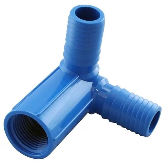 The Mosack Group 0.75 x 0.5 to 0.75 in. Dual Threaded Elbow Fitting