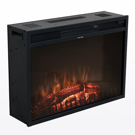 The Moscow Electric Fireplace w/ Adjustable Temperature and Timer