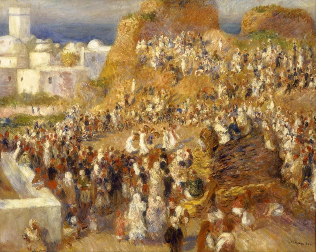 The Mosque Canvas Art - Pierre Auguste Renoir (24 x 36)