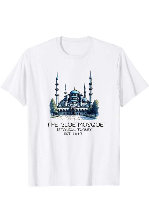 The Mosque Istanbul Turkey Souvenir Ahmed Classic T-Shirt, Vintage T-Shirt