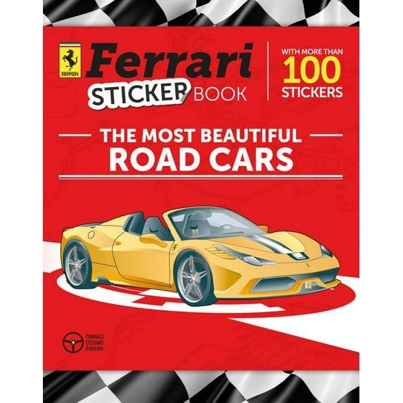 The Most Beautiful Road Cars : Ferrari Sticker Book (Paperback)