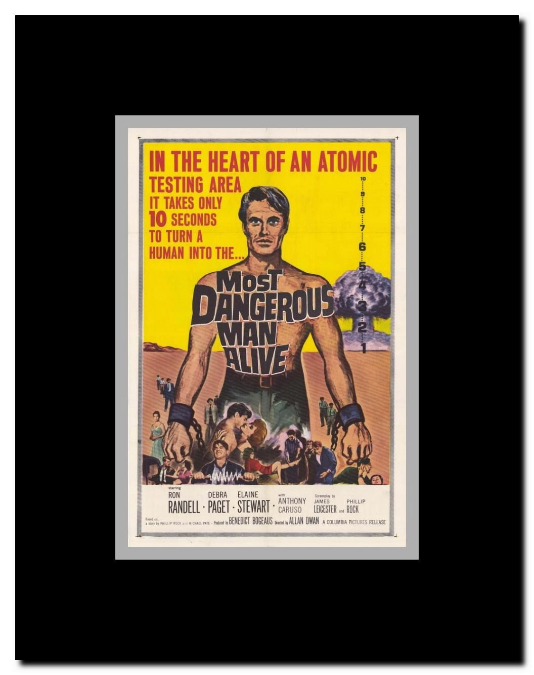 The Most Dangerous Man Alive Framed Movie Poster