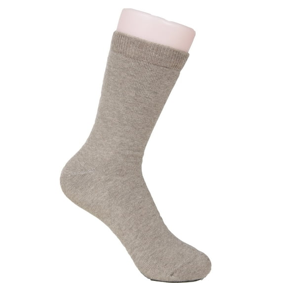 The Most Gorgeous 1 Pair Women's Wool Crew Socks Soft, Strong, Super Comfortable With Unique Designs Size 6-9 Solid Color(Coffee)