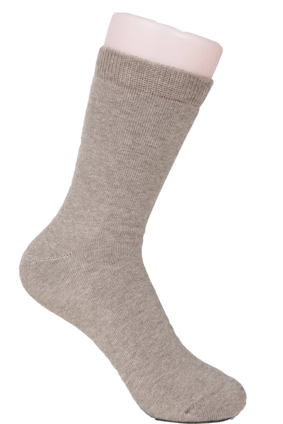 The Most Gorgeous 1 Pair Women's Wool Crew Socks Soft, Strong, Super Comfortable With Unique Designs Size 6-9 Solid Color(Coffee)