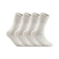 thumbnail image 1 of The Most Gorgeous 4 Pairs Women's Wool Crew Socks Soft, Strong, Super Comfortable With Uniques Designs Size 6-9(Light Gray), 1 of 3