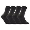 thumbnail image 1 of The Most Gorgeous 4 Pairs Women's Wool Crew Socks Soft, Strong, Super Comfortable With Uniques Designs Size 6-9Dark Gray, 1 of 3
