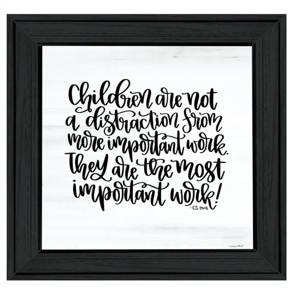 The Most Important Work by Imperfect Dust Print Wall Art Wood Multi-Color