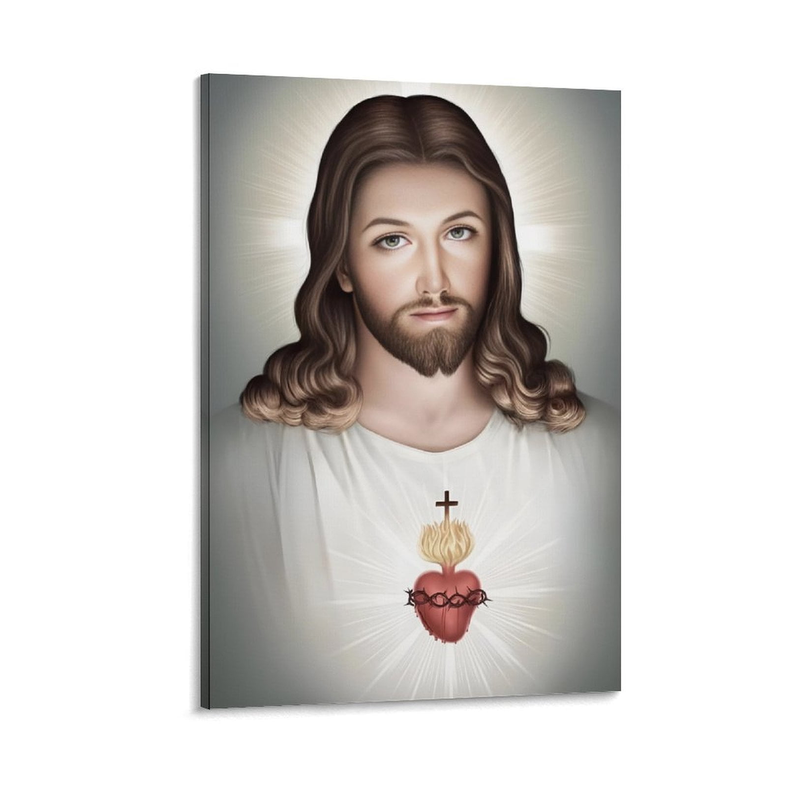 The Most Sacred Heart Of Jesus Poster Canvas Poster Wall Art Picture ...