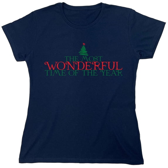 The Most Wonderful Time Sarcastic Humor Novelty Funny Women's Casual Tees