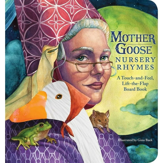 The Mother Goose Nursery Rhymes Touch and Feel Board Book: A Touch and Feel Lift the Flap Board Book, (Board Book)