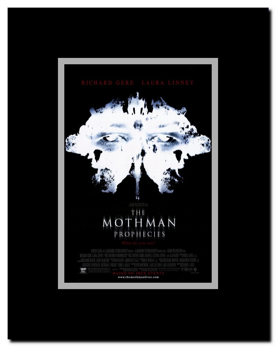 The Mothman Prophecies Framed Movie Poster