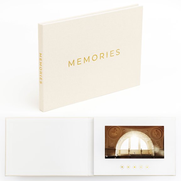 The Motion Books - MEMORIES - Gold Foil - Video Book