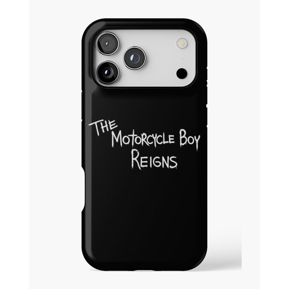 The Motorcycle Boy Reigns - Rumble Fish H1918 Premium Durable Case for iPhone 17 16 15 14 13 12 11 Pro Max – Unisex Style