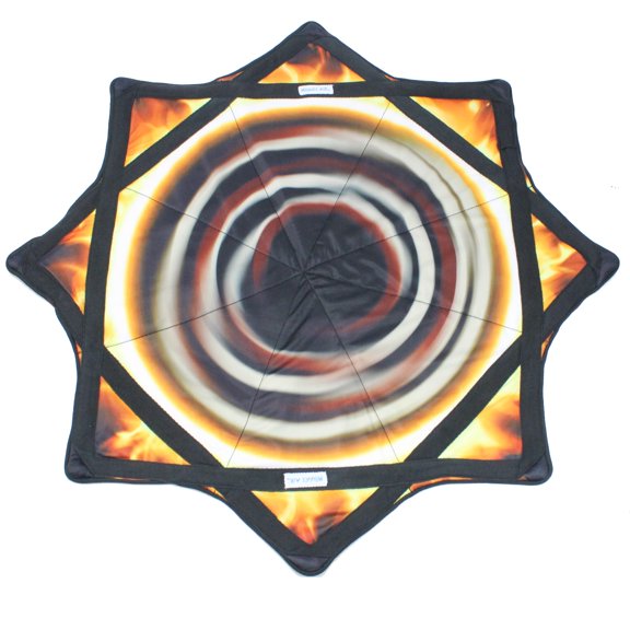 The Mougee Air Flow Star - A lighter version of the Classic Mougee - Easy to Spin Color: Ring of Fire