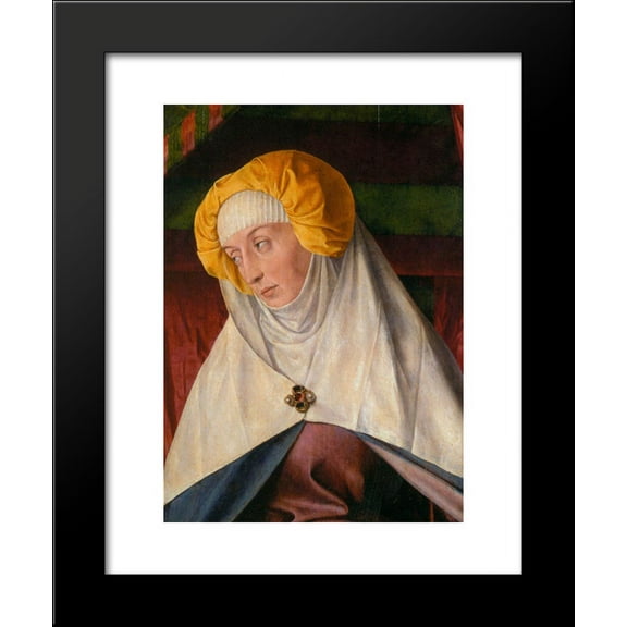 The Moulins Triptych (detail) 20x24 Framed Art Print by Jean Hey