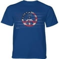 thumbnail image 1 of The Mountain 10658607426 Blue Peace American Paint Adult Classic Tee - 4XL, 1 of 1
