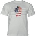 thumbnail image 1 of The Mountain 10658807481 Grey Fist American Paint Adult Classic Tee - Medium, 1 of 1