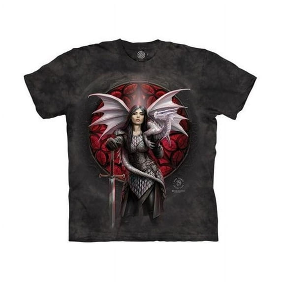 The Mountain 1066174 Black Valour Adult Classic Tee - 2XL