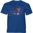 thumbnail image 1 of The Mountain 15658407421 Blue Statue of Liberty Paint Youth Classic Tee - Medium, 1 of 1