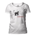 thumbnail image 1 of The Mountain 27557800004 Blank White Habitat Gorilla Ladies Scoop Neck T-Shirt - 2XL, 1 of 1