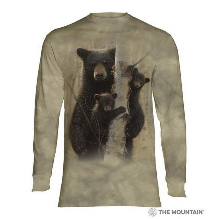 The Mountain 4563915 Green Mama Bear Long Sleeve T-Shirt 3XL