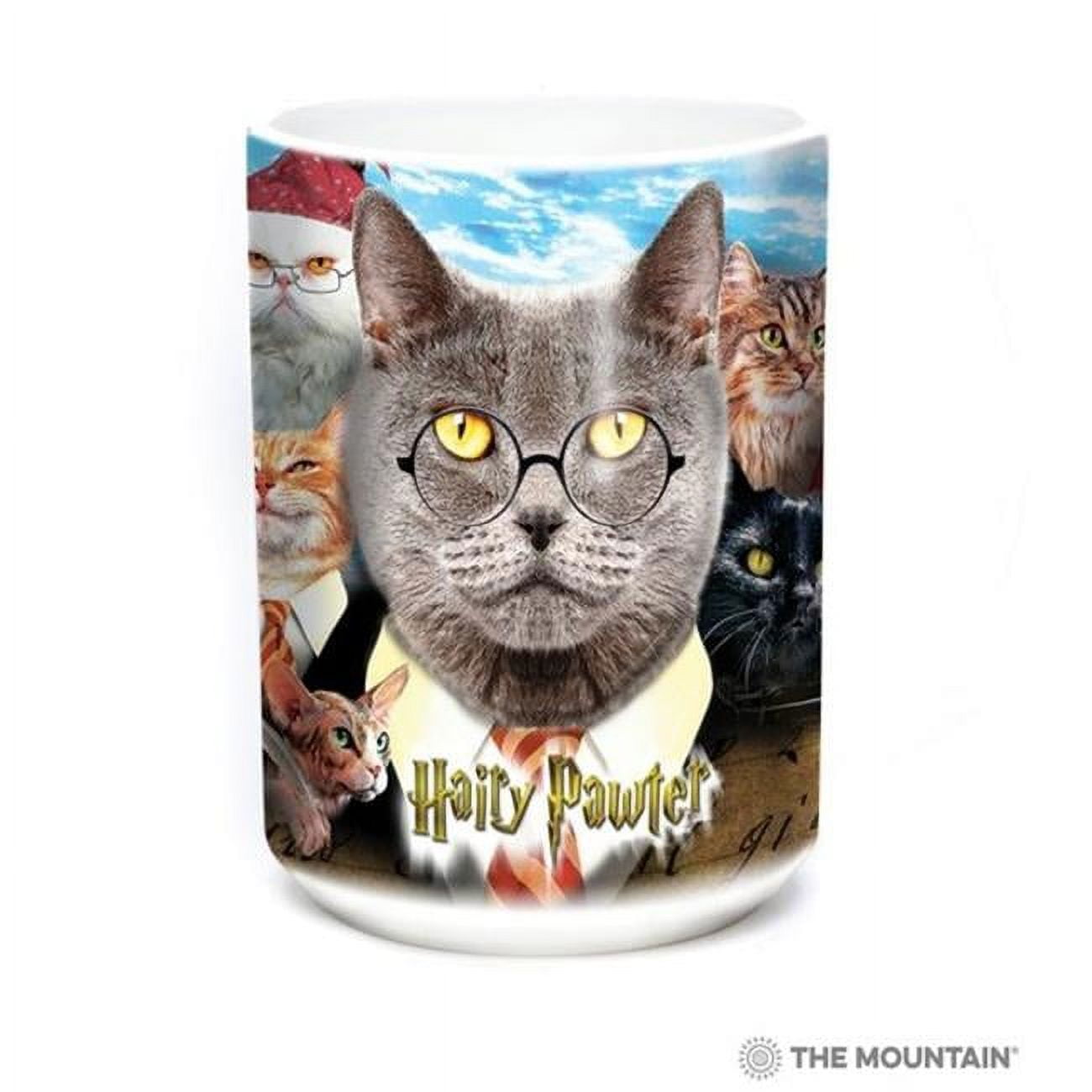 Hairy Pawter Mug, Cat Potter Coffee Mug, Potterhead Mug, Mag | Inspire