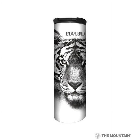 The Mountain 5955511 17 oz Blank White Endangered Barista Stainless Steel Travel Tumbler - Medium