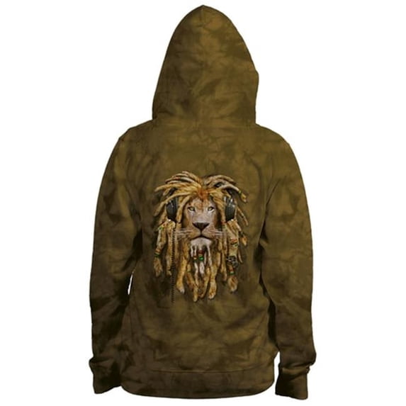 The Mountain 6631753 Green DJ Jahman Zip Hoodie - Extra Large