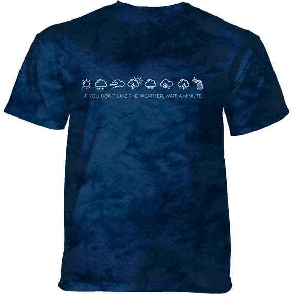 The Mountain Adult short sleeve tee MICHIGAN WEATHER - S