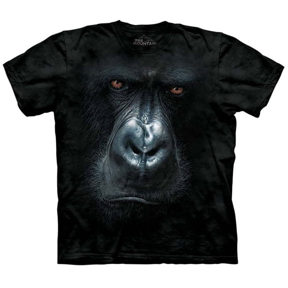 The Mountain Black 100% Cotton In The Mist Graphic Novelty T-Shirt (Size Medium)
