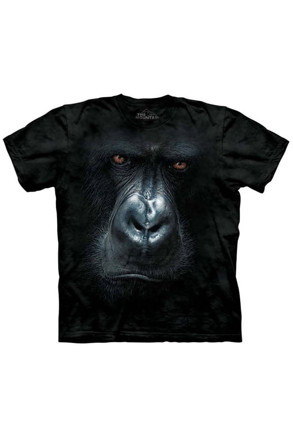 Black 100% Cotton In The Mist Graphic Novelty T-Shirt (Size Medium)