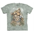 thumbnail image 1 of The Mountain Cheetahs Leopard Tiger King Wild Big Cats Exotic Animal Cotton Adult T-Shirt 2X, 1 of 3
