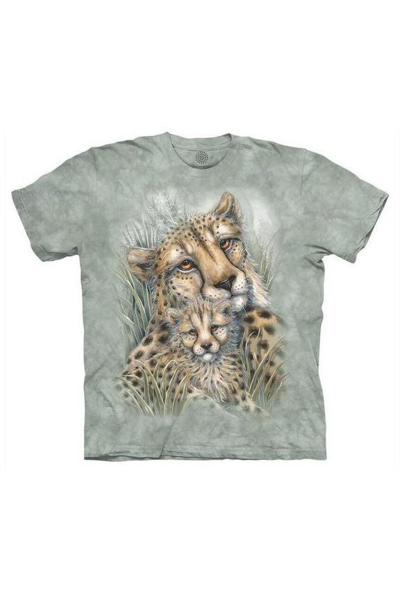 Cheetahs Leopard Tiger King Wild Big Cats Exotic Animal Cotton Adult T-Shirt 2X