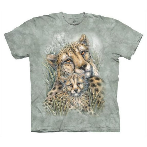 The Mountain Cheetahs Leopard Tiger King Wild Big Cats Exotic Animal Cotton Adult T-Shirt XL