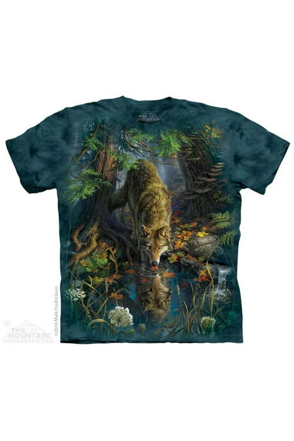 Enchanted Wolf Pool Adult T-Shirt Tee