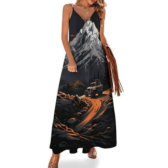 The Mountain Is Calling Fine Art Sleeveless Dress Summer Dress Woman 2025