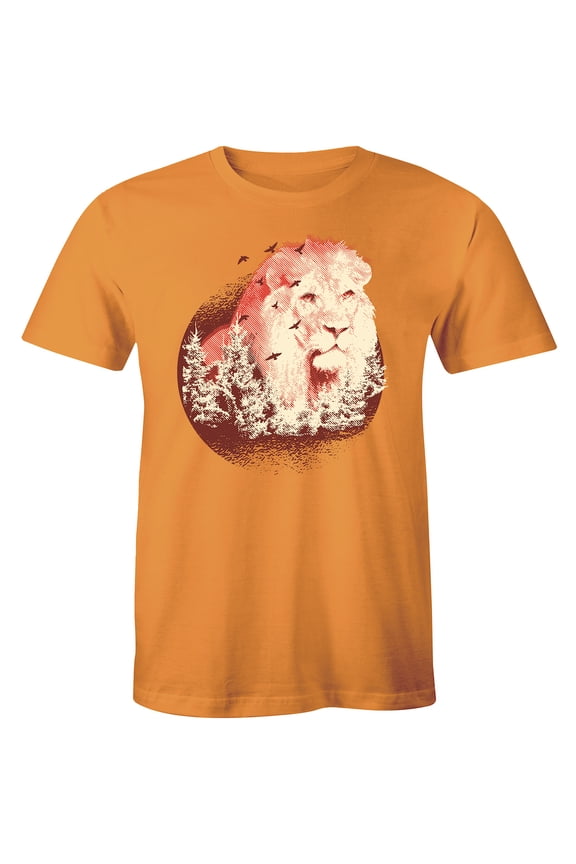 The Mountain Lion Warrior King of Mountain and forest for Men T-Shirt